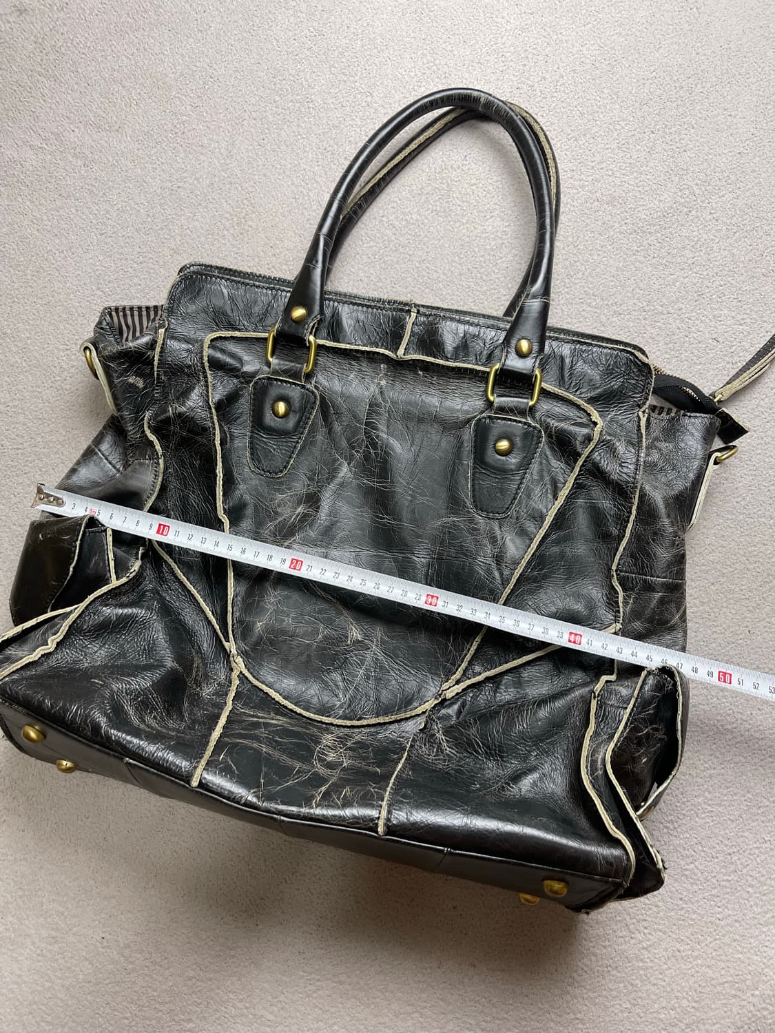 CONNIE LINE 빈티지 소가죽가방 - 숄더백 상품이미지4