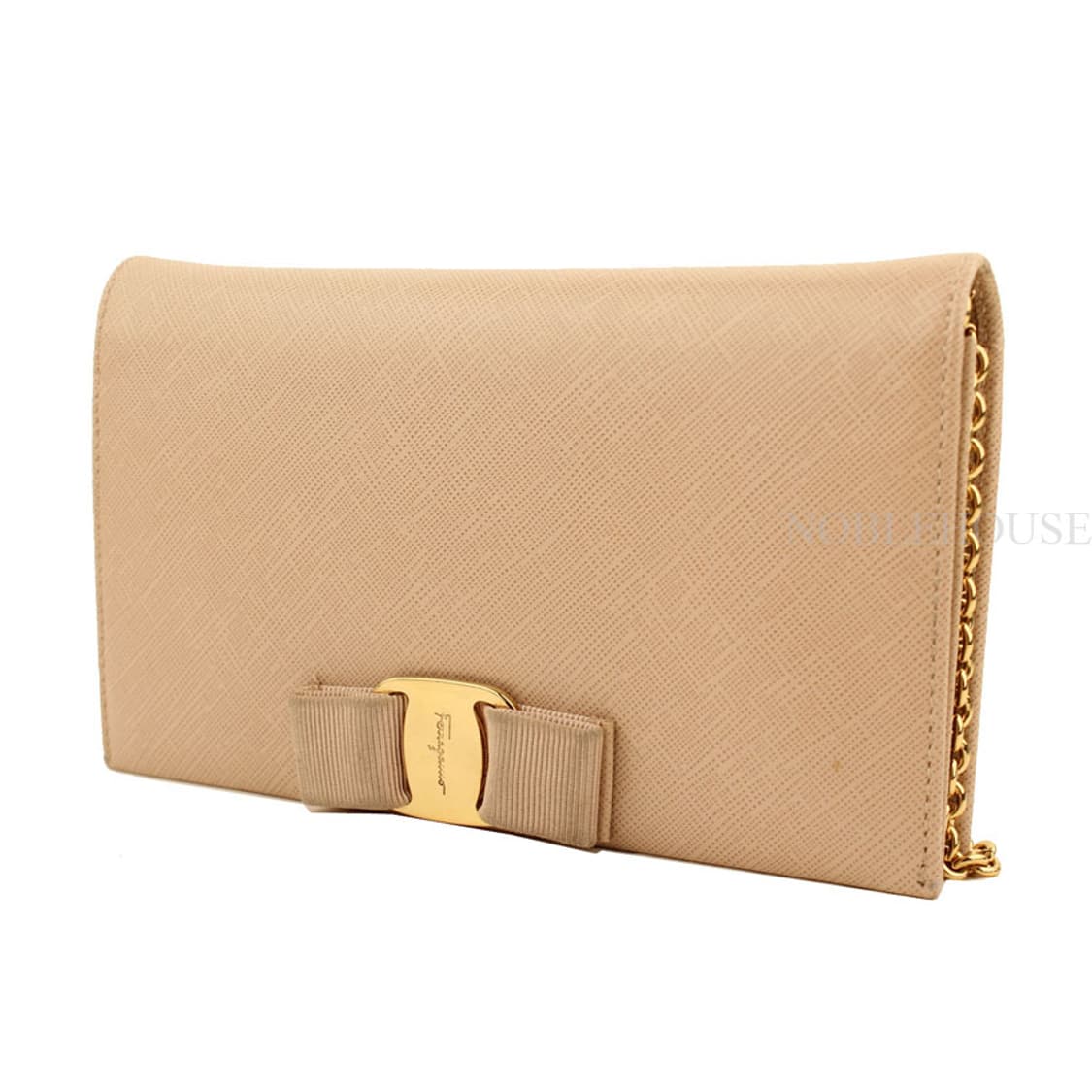 페라가모 베이지 금장 바라 사피아노 크로스백 상품이미지2