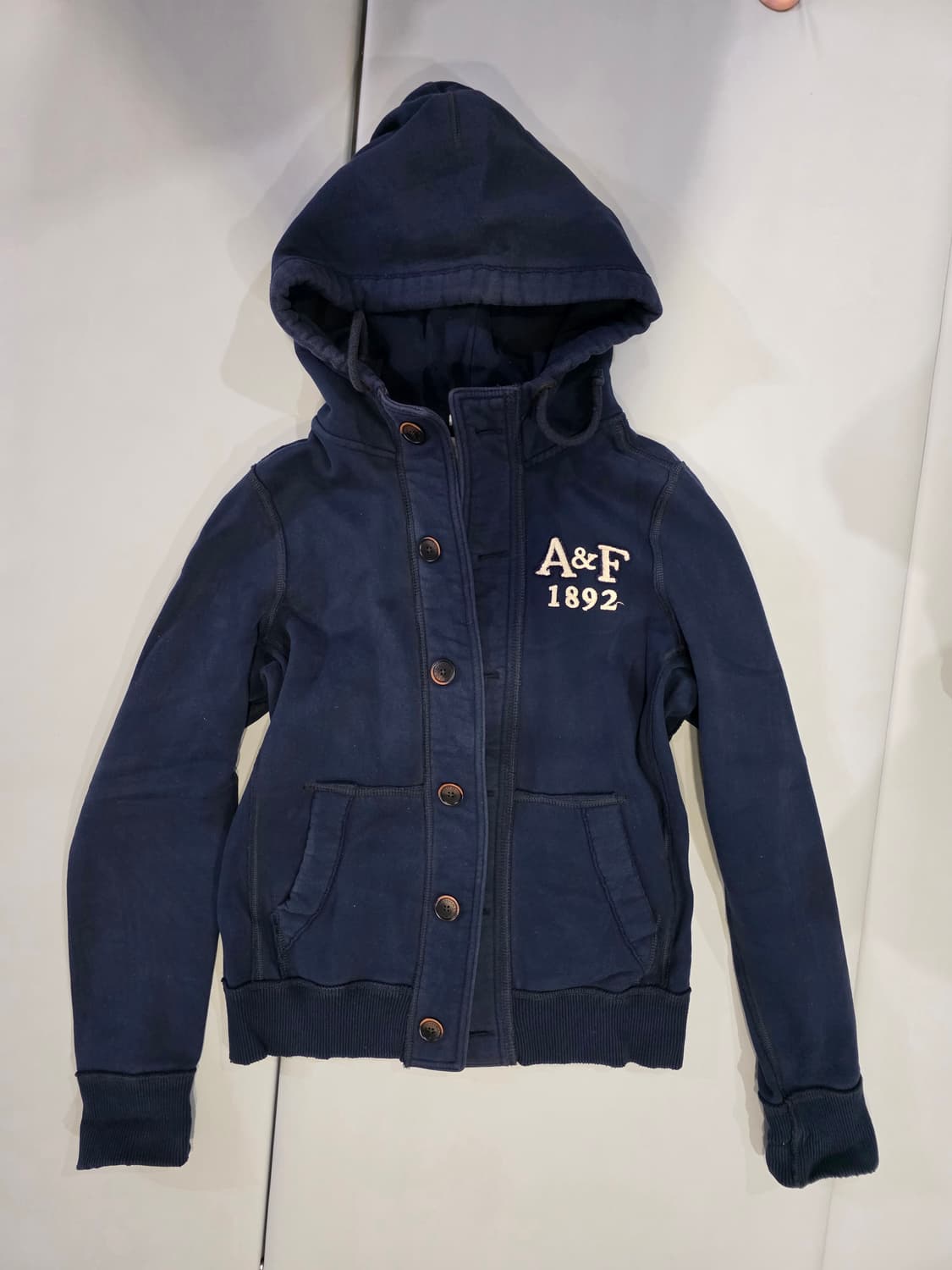아베크롬비 네이비 후드 가디건 M 상품이미지1