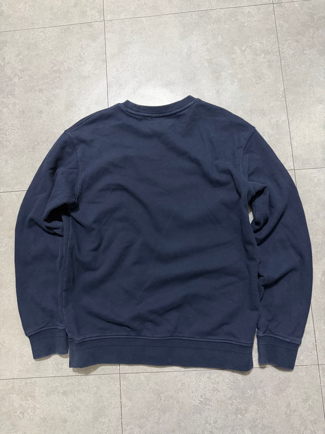 해지스 네이비  로고 패치  빈티지 스웻셔츠 95size  상품이미지6