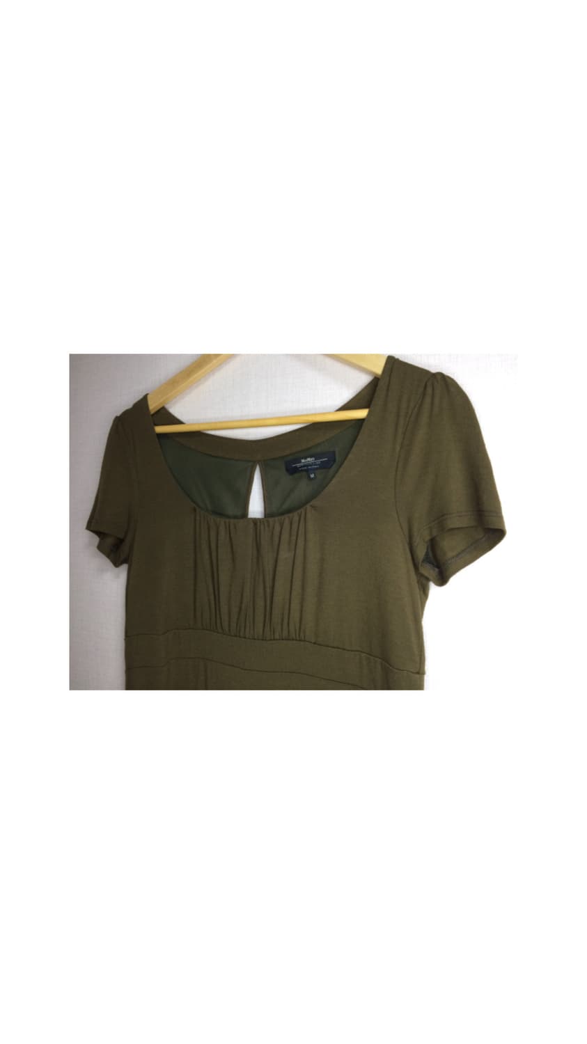 Max mara 막스마라 카키 에스닉 반팔 원피스 상품이미지4