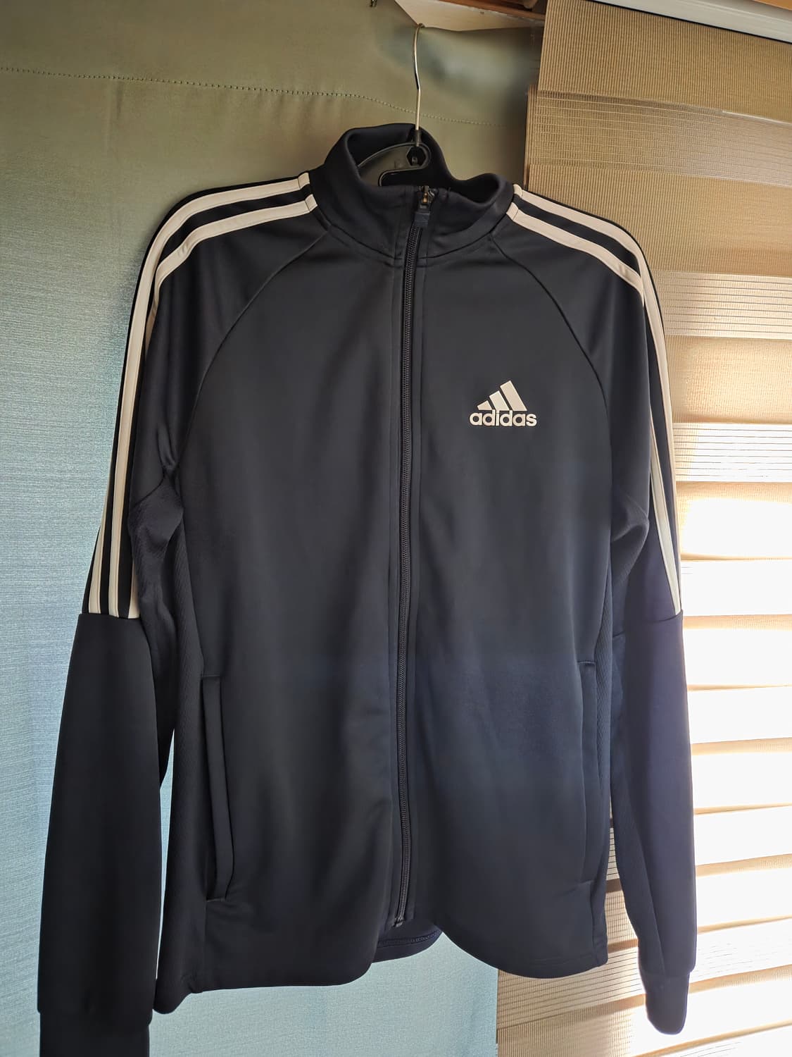 2만원 급처! 아디다스 삼선 트랙탑 저지 져지 집업 네이비 M 상품이미지1