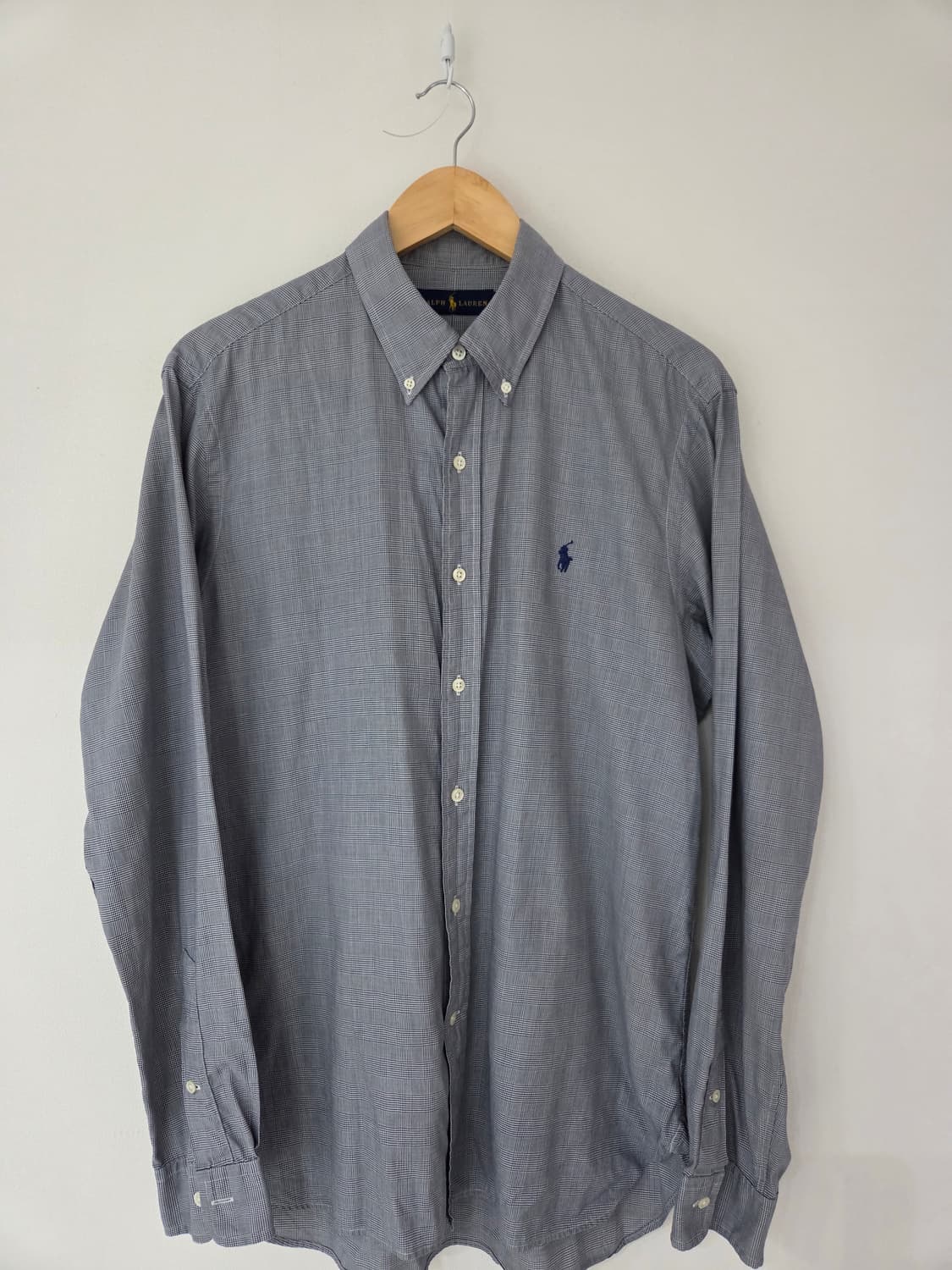 폴로랄프로렌 그레이 잔체크 셔츠(105사이즈) 상품이미지2