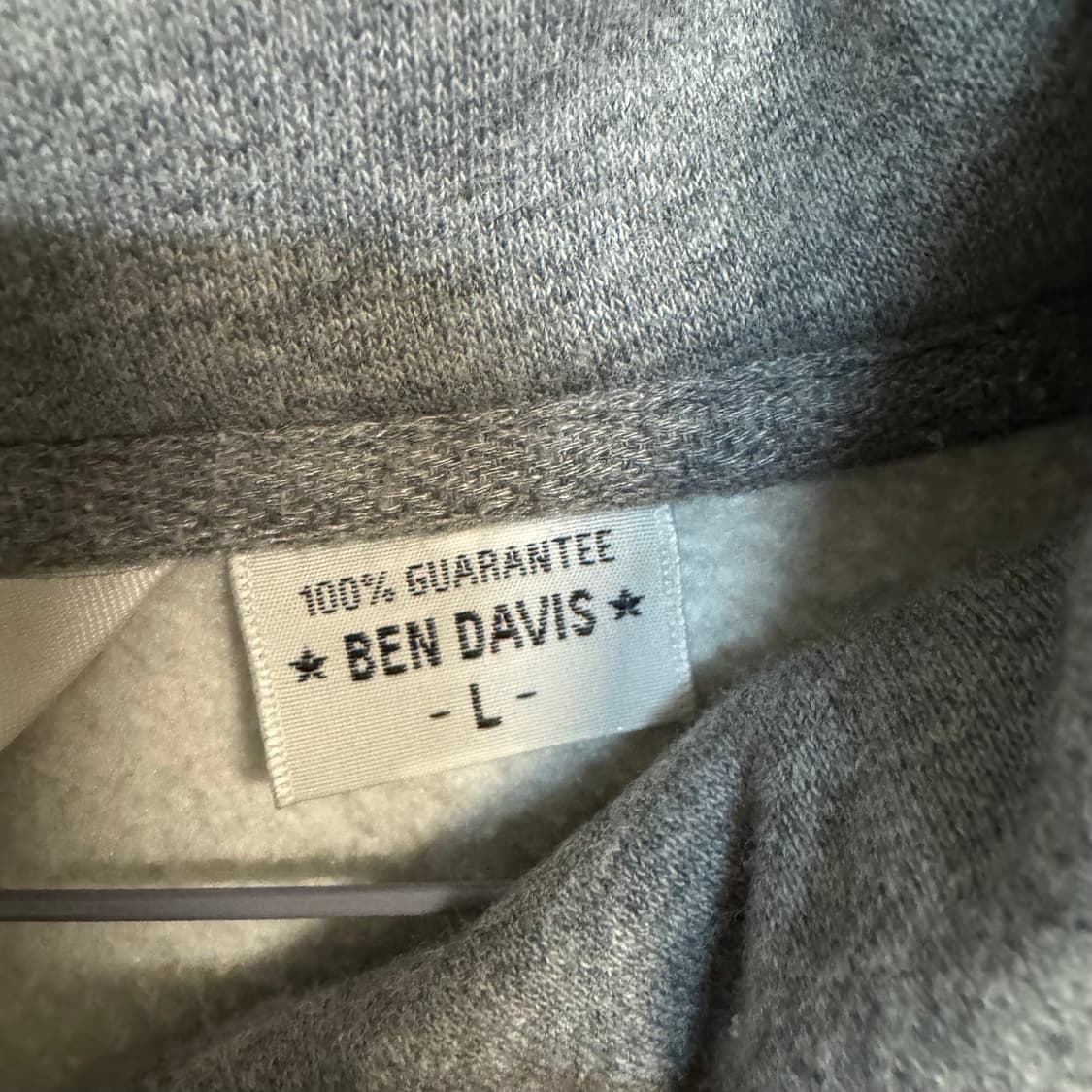 벤데이비스 기모안감 후드집업 상품이미지8