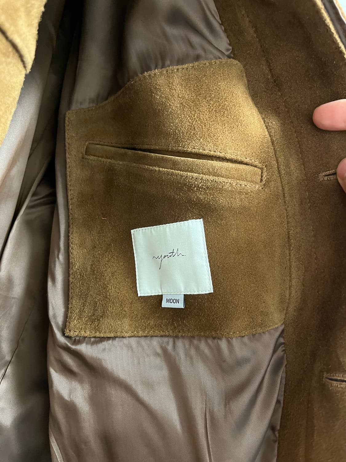 Youth Leather Car Coat _ M size ( Camel) 상품이미지9