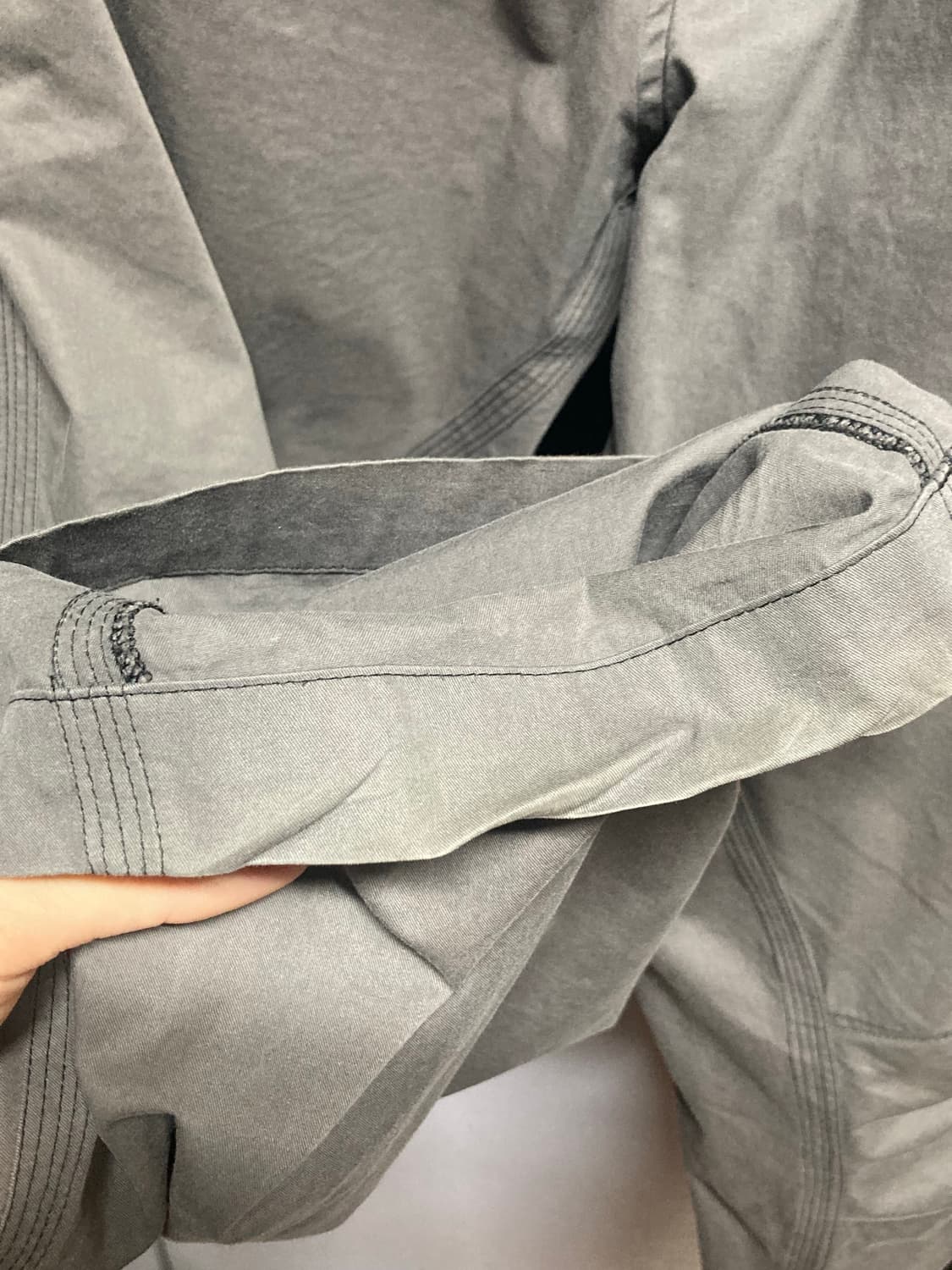 고낙 스켈레톤 팬츠 퍼플그레이 2사이즈 상품이미지6