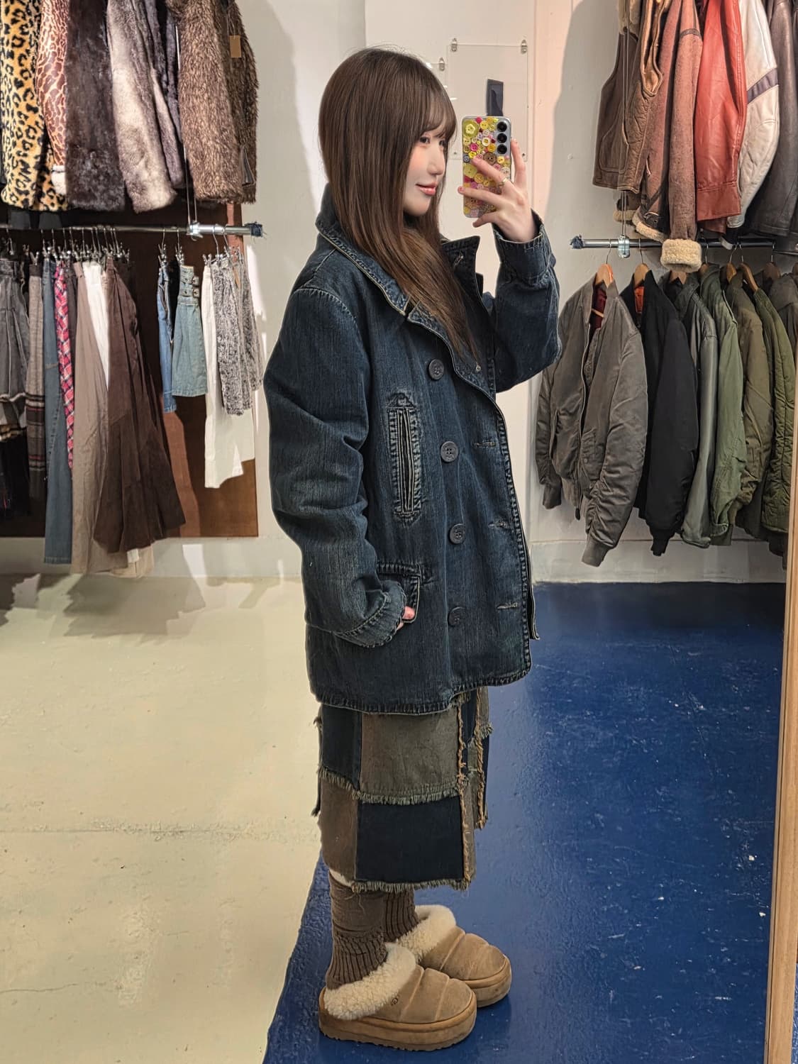 DnS 데님앤서플라이 데님 해군 피코트 상품이미지2