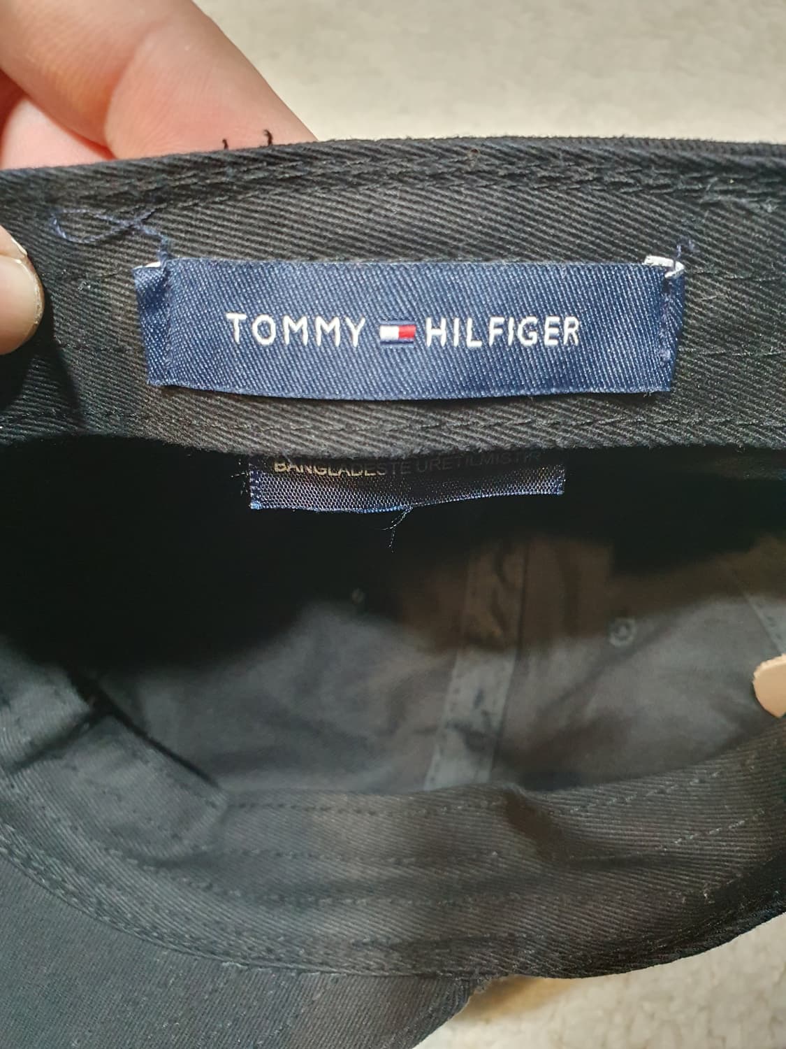 타미힐피거 블랙 볼캡 모자 상품이미지9