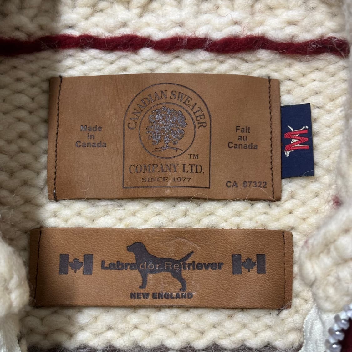 Canadian Sweater 캐나다 코위찬 헤비울 스웨터 상품이미지5