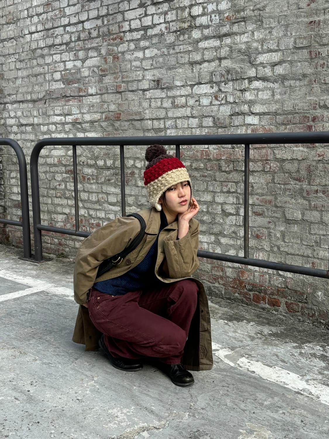 폴로 카키베이지 롱코트 버버리코트 유일매물 상품이미지2