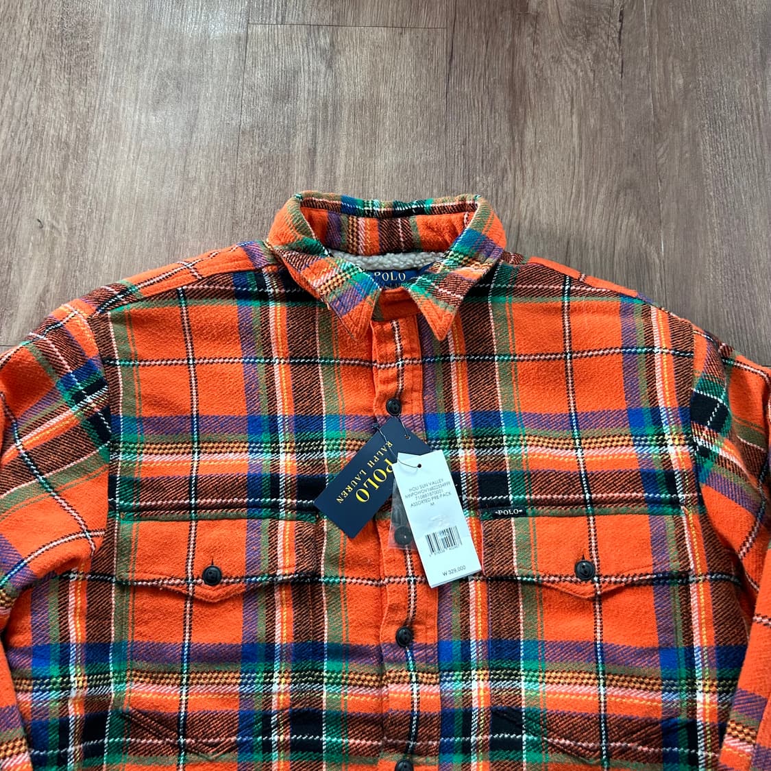 새상품 폴로 랄프로렌 럼버 체크 스포츠 자켓 상품이미지3