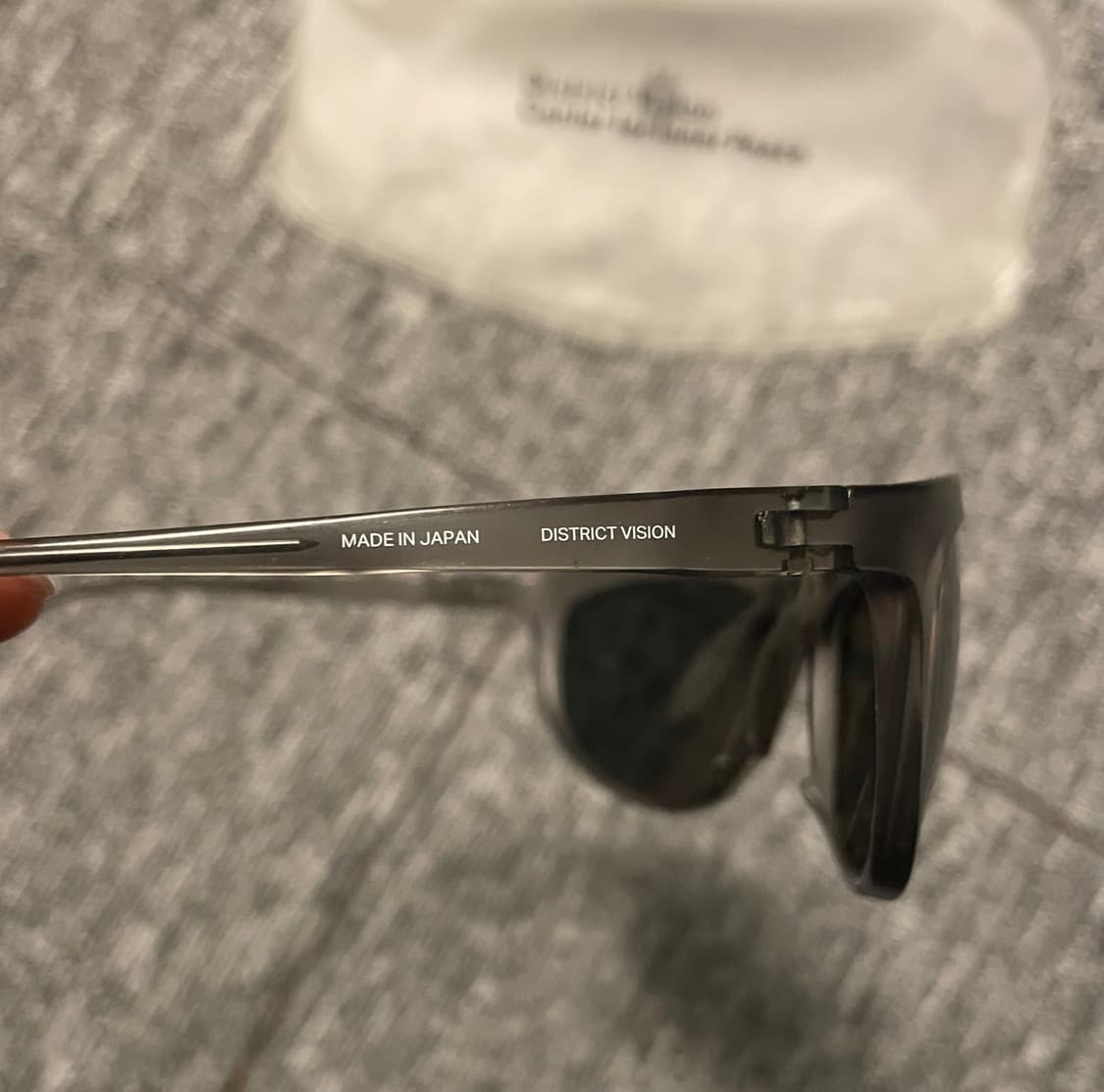 디스트릭트비전 타케요시 선글라스 그레이 블랙 상품이미지5