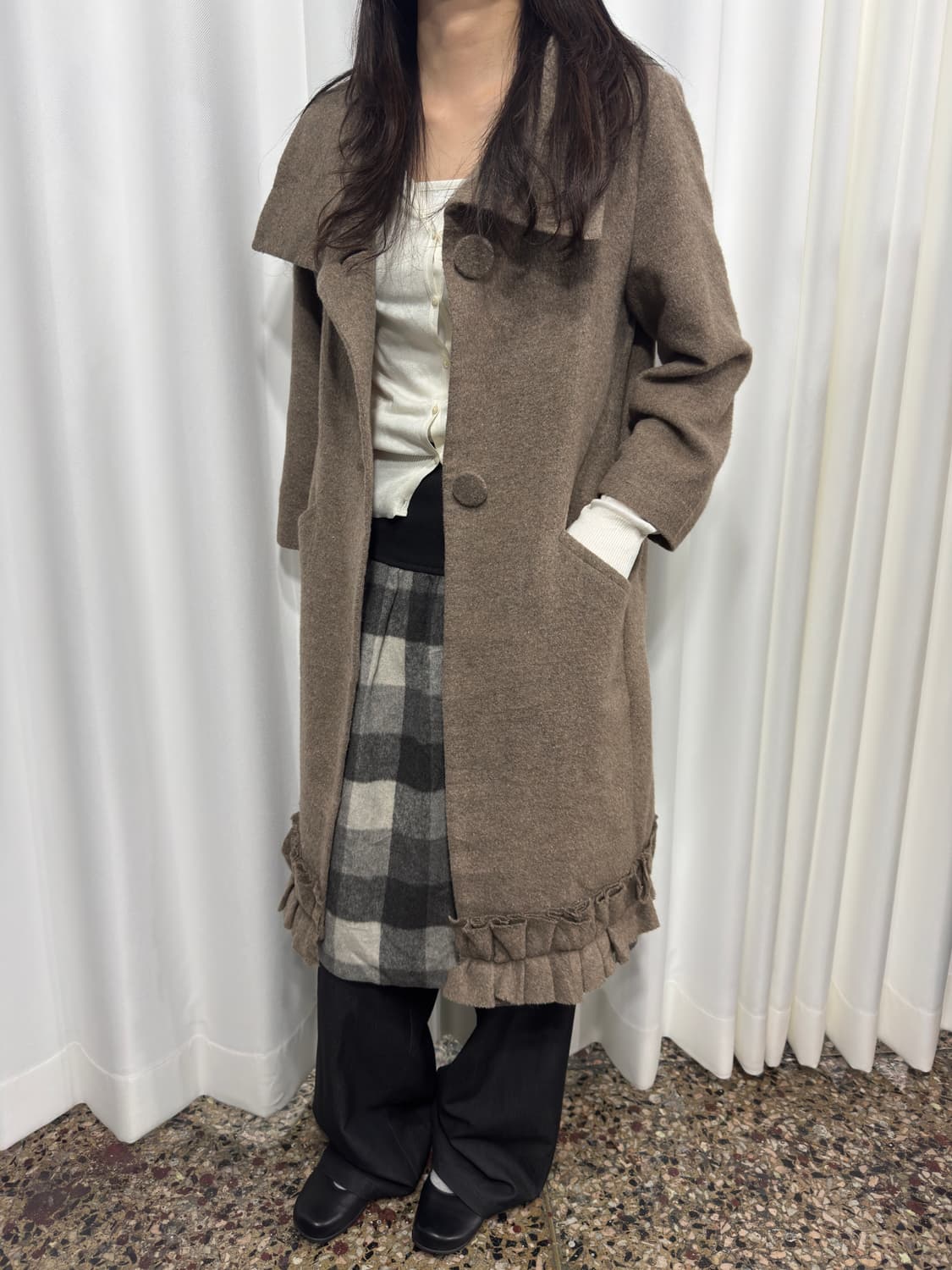 lovely highneck coat 상품이미지10