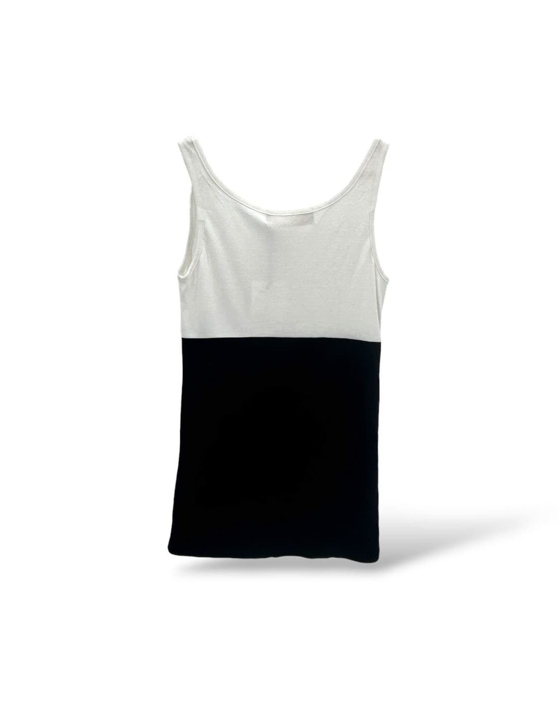 Cecil McBee 펄 디테일 블랙화이트 슬리브리스 상품이미지2