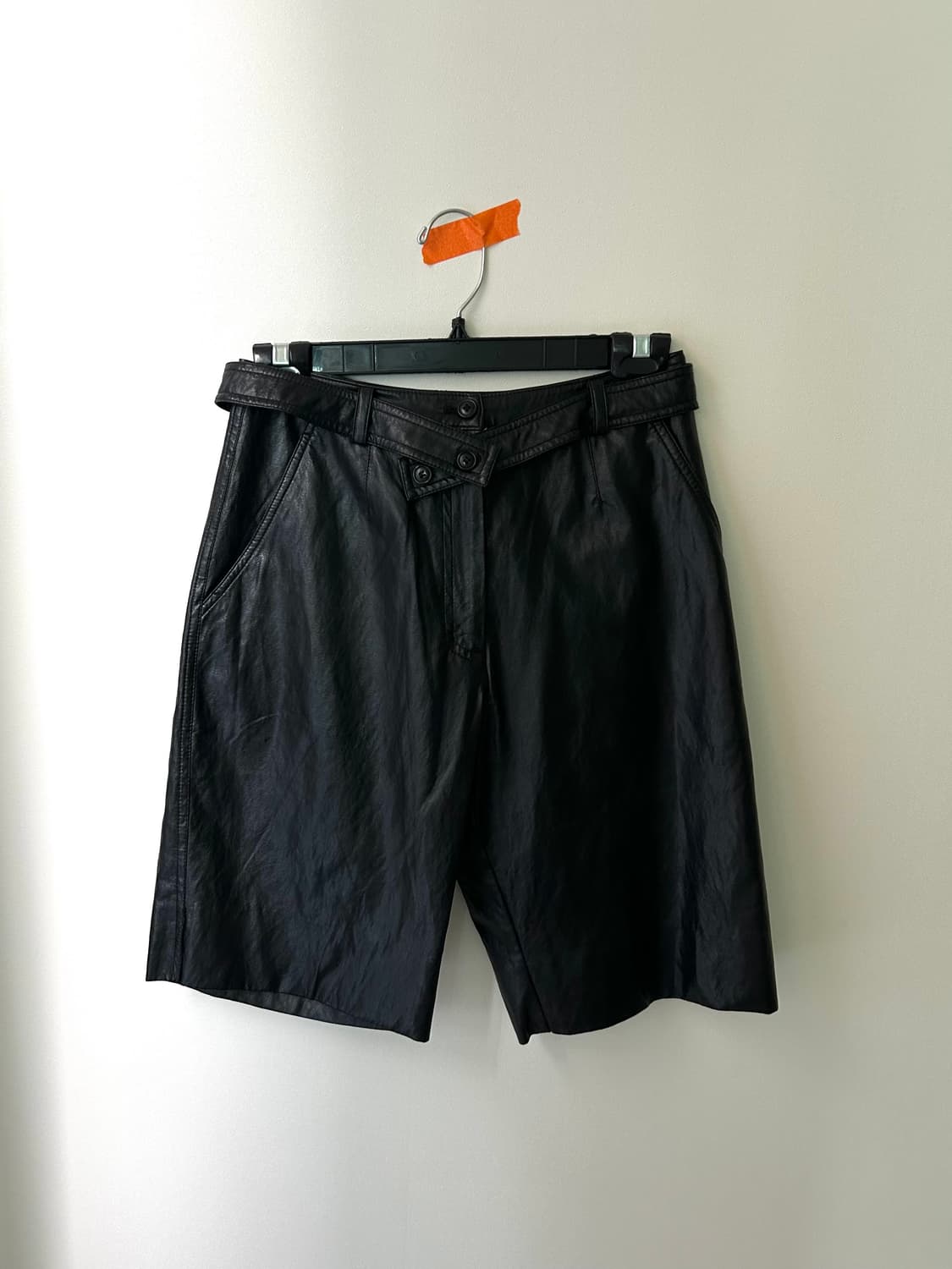 Unknown blue 언노운블루 레더 팬츠 상품이미지1