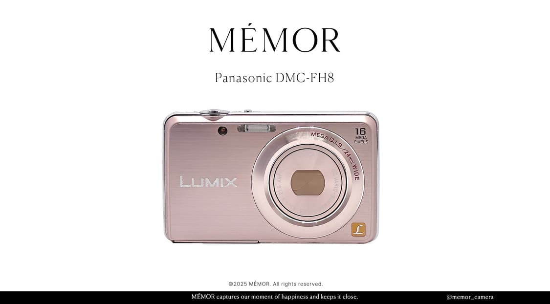 라이카렌즈✨ Panasonic DMC-FH8 파나소닉 핑크 디카 작례O 상품이미지1