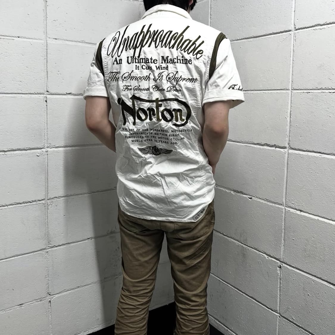 Norton back lettering short shirts 상품이미지4