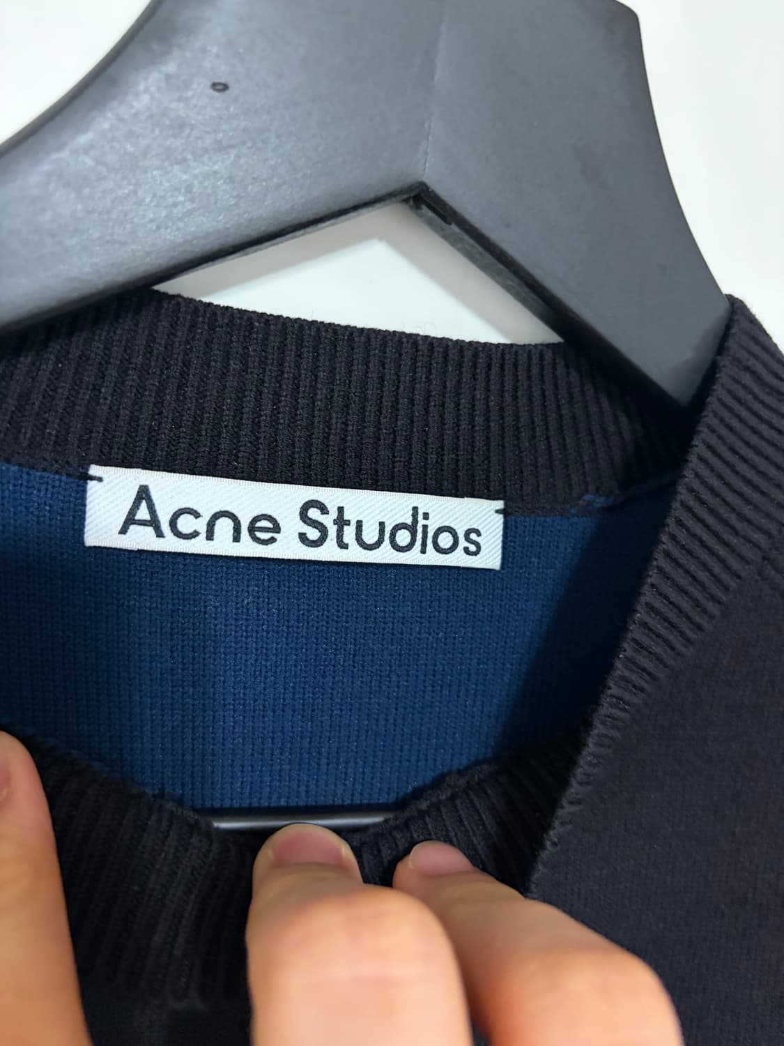 아크네 스튜디오 블랙 니트 탑 XS 상품이미지5