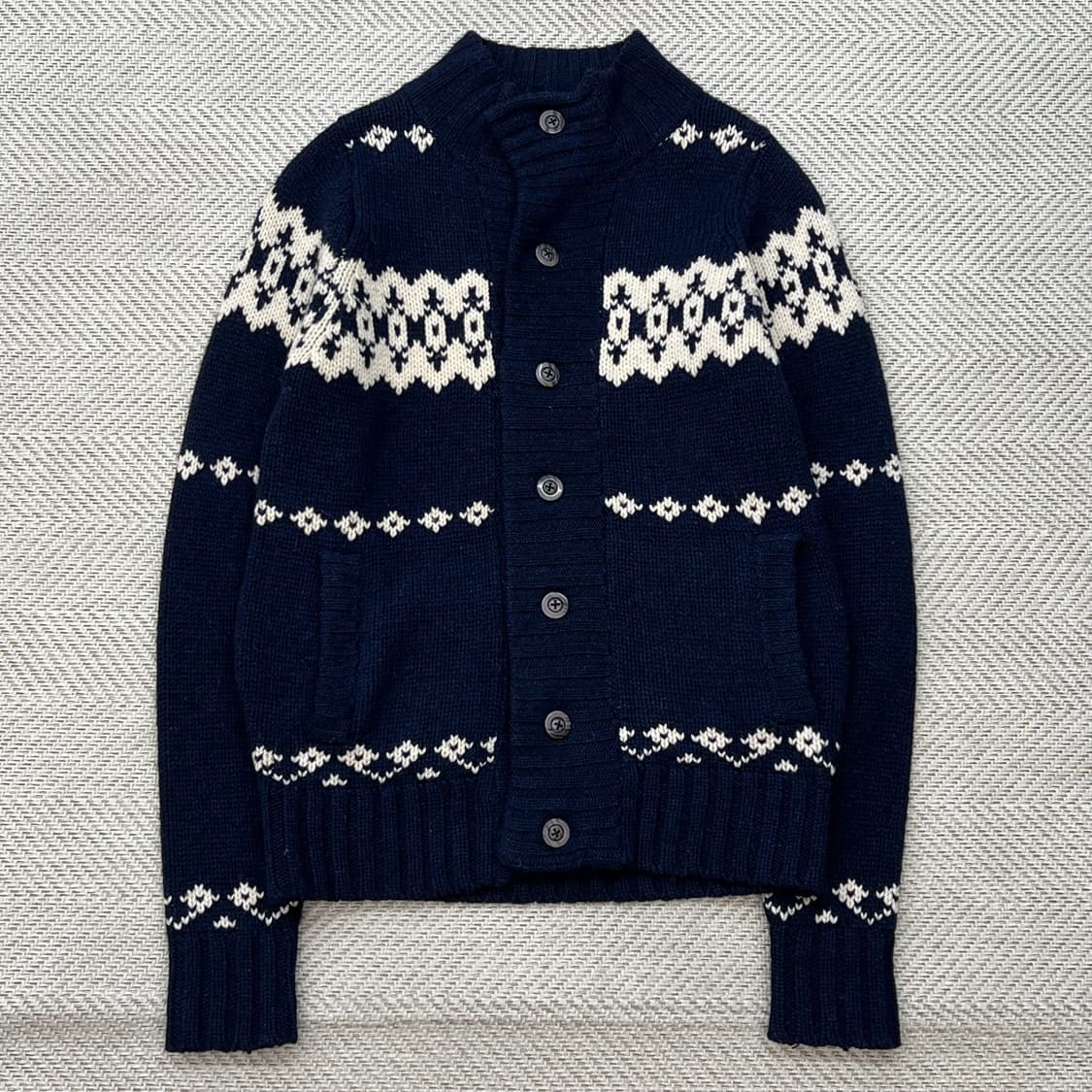 러셀 노르딕 니트 가디건 r2549 상품이미지1