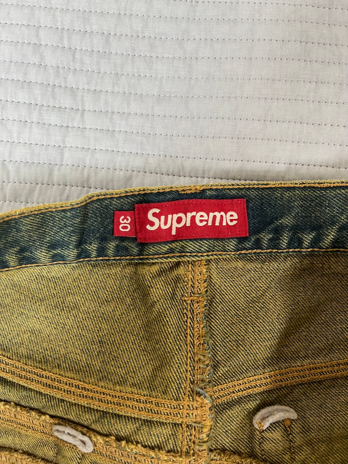Supreme s logo denim setup dirty green 상품이미지9
