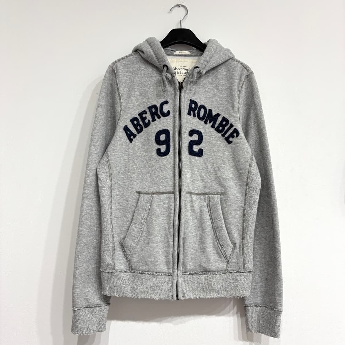 아베크롬비 데미지 기모 후드집업  상품이미지1
