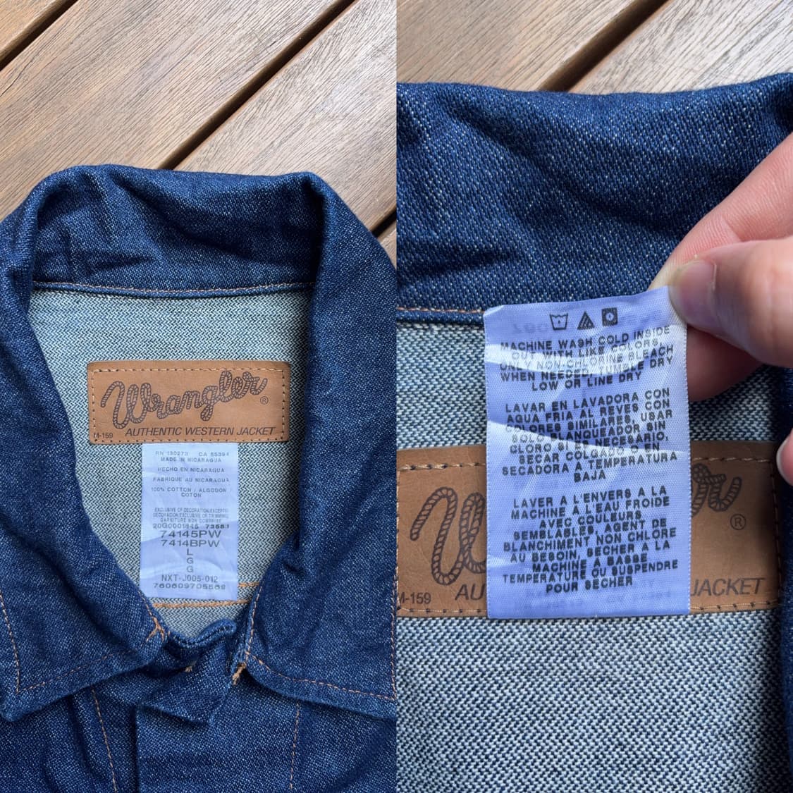 랭글러 Wrangler 어센틱 웨스턴 데님 자켓 상품이미지10