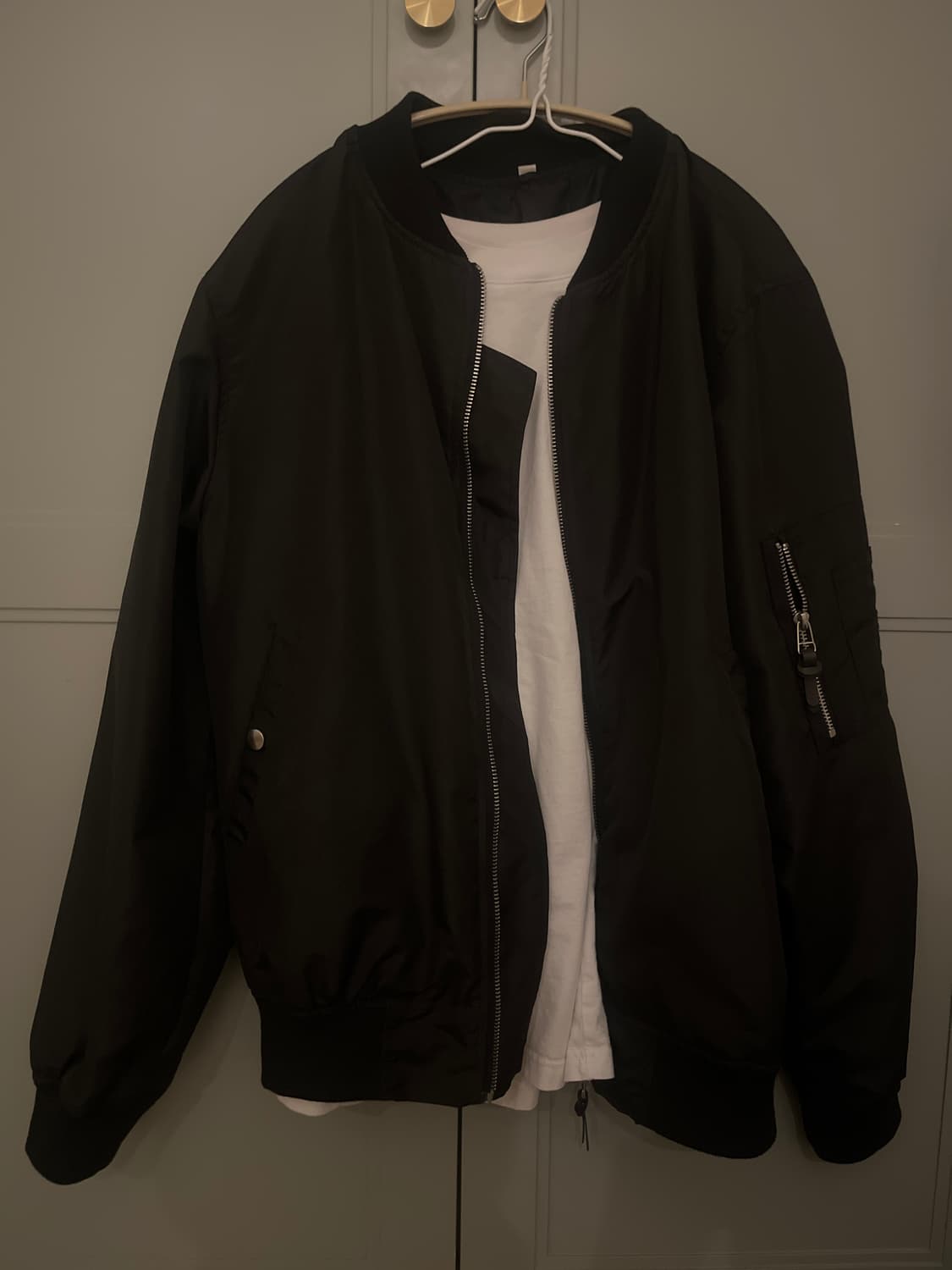 블랙 항공점퍼 상품이미지1