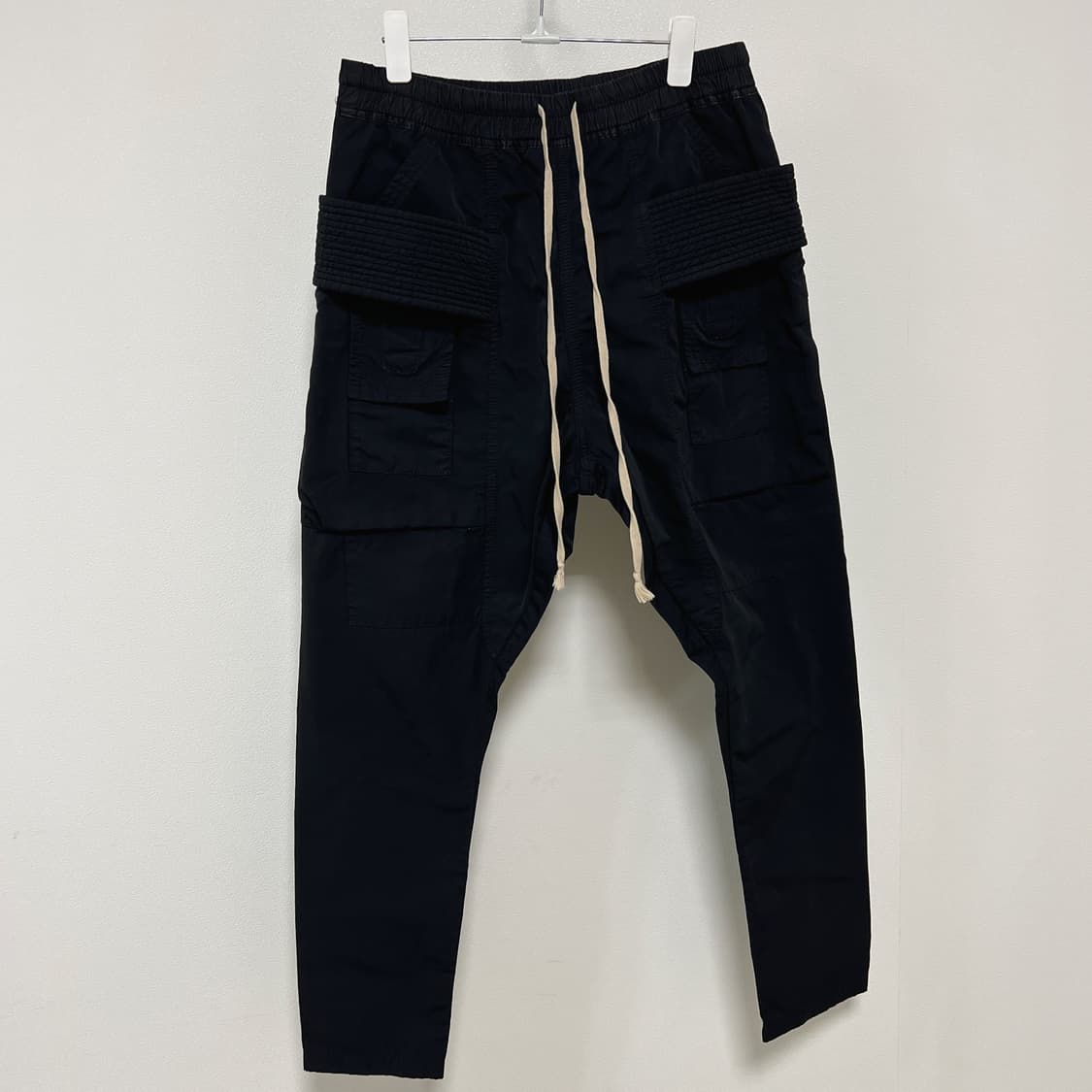 릭오웬스 14FW 다크쉐도우 태권도 카고 팬츠 블랙 상품이미지2