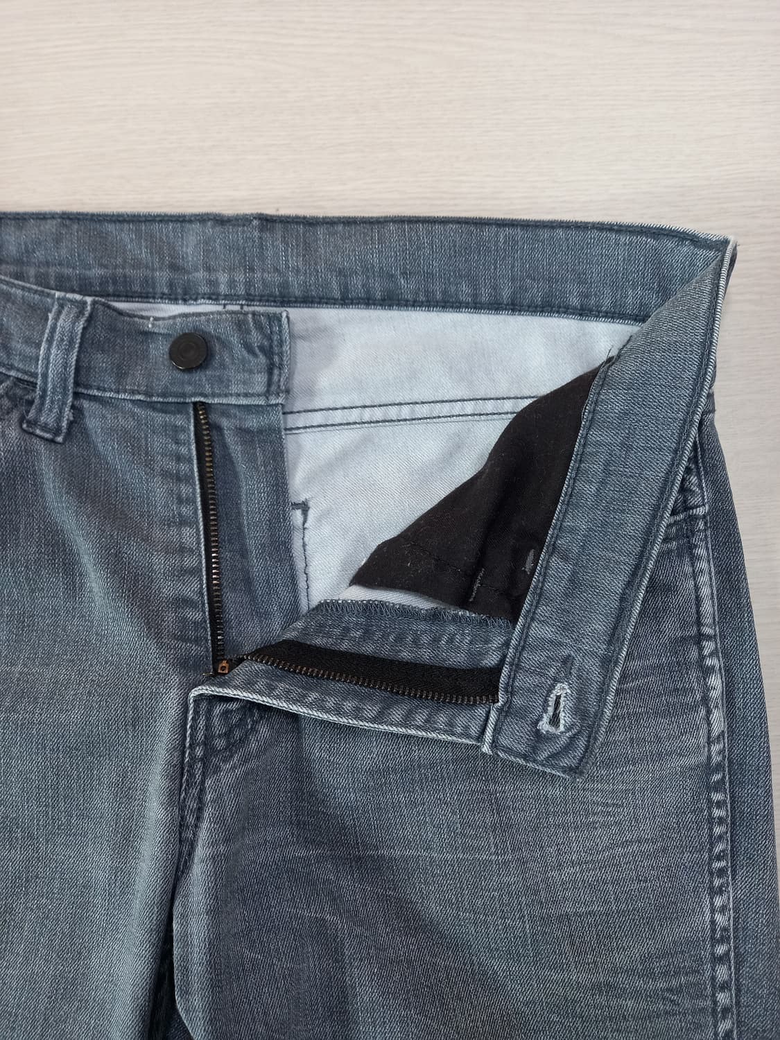 32 리바이스511 워싱 스판 슬림일자진 챠콜블루 32-310 상품이미지7