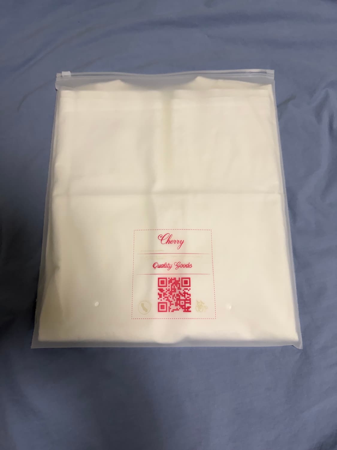 체리LA 베이직 클래식 티셔츠 화이트 상품이미지6