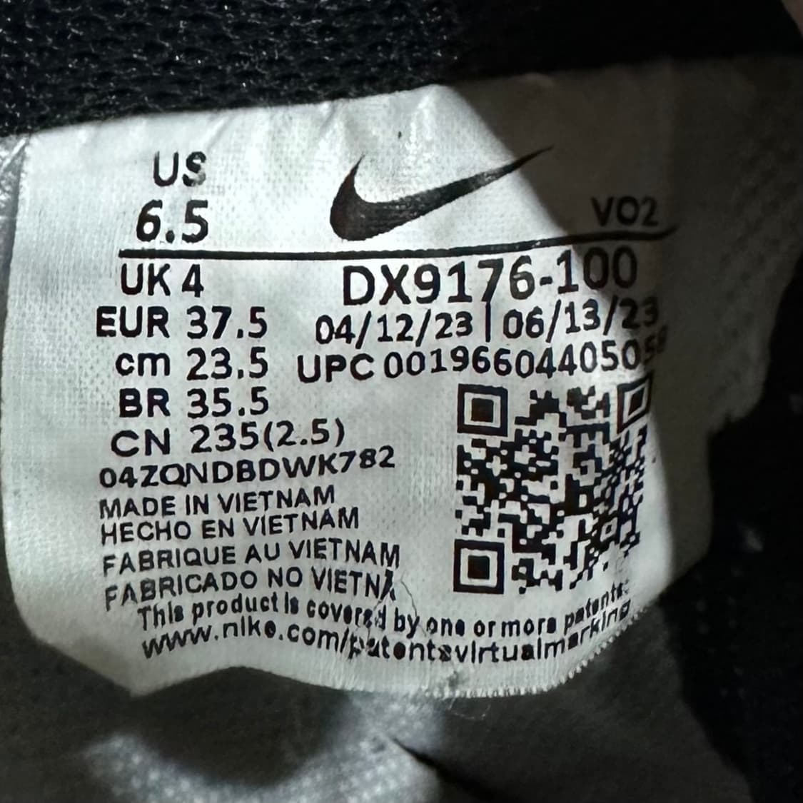 235) 나이키 운동화 여성 여자 신발 감마 포스 화이트 블랙 상품이미지8