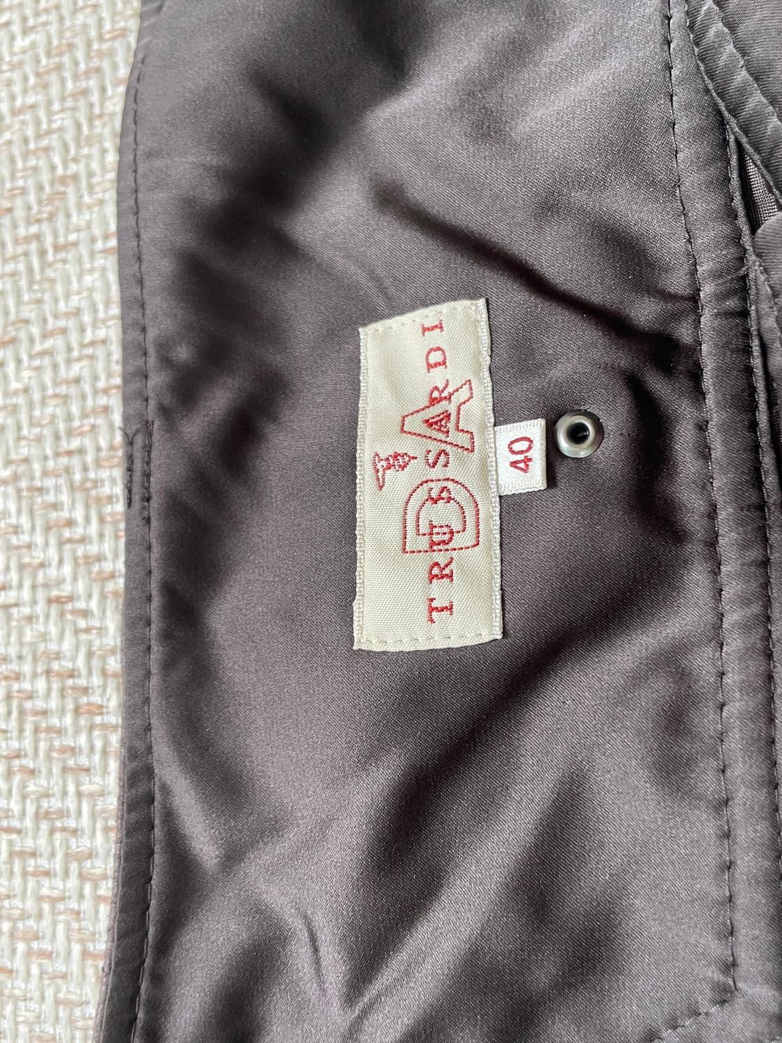 투루사르디 브라운 레더 프릴 스커트  상품이미지8