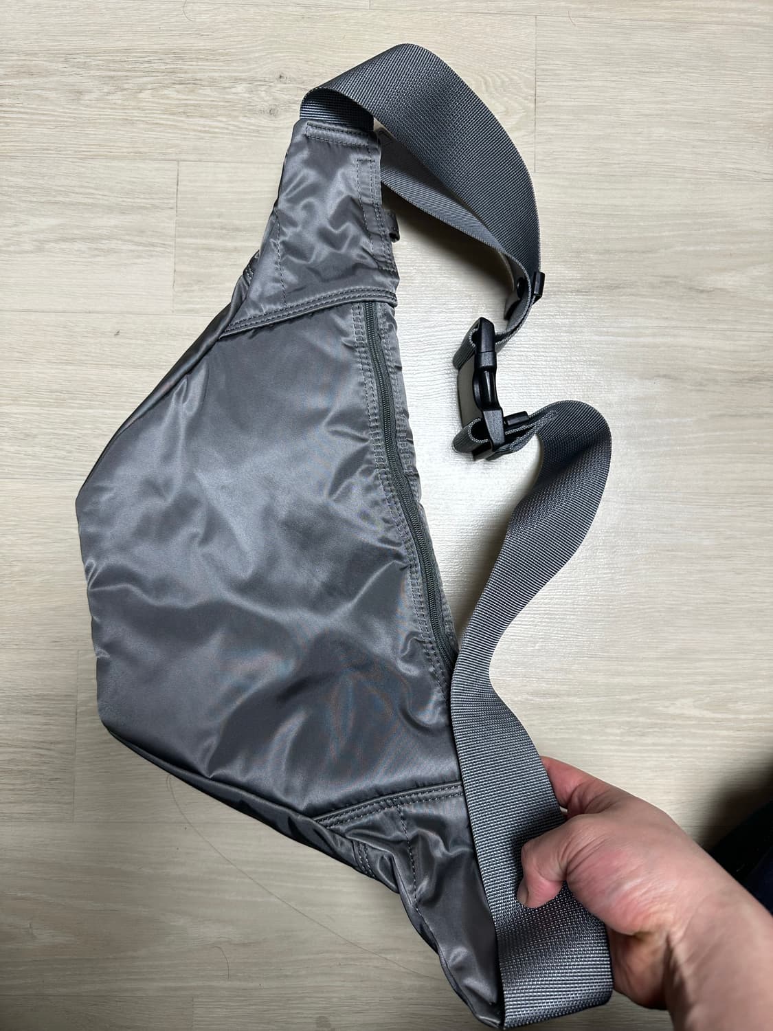 (신형) Porter 요시다 포터 탱커 웨이스트백 실버 그레이 상품이미지5