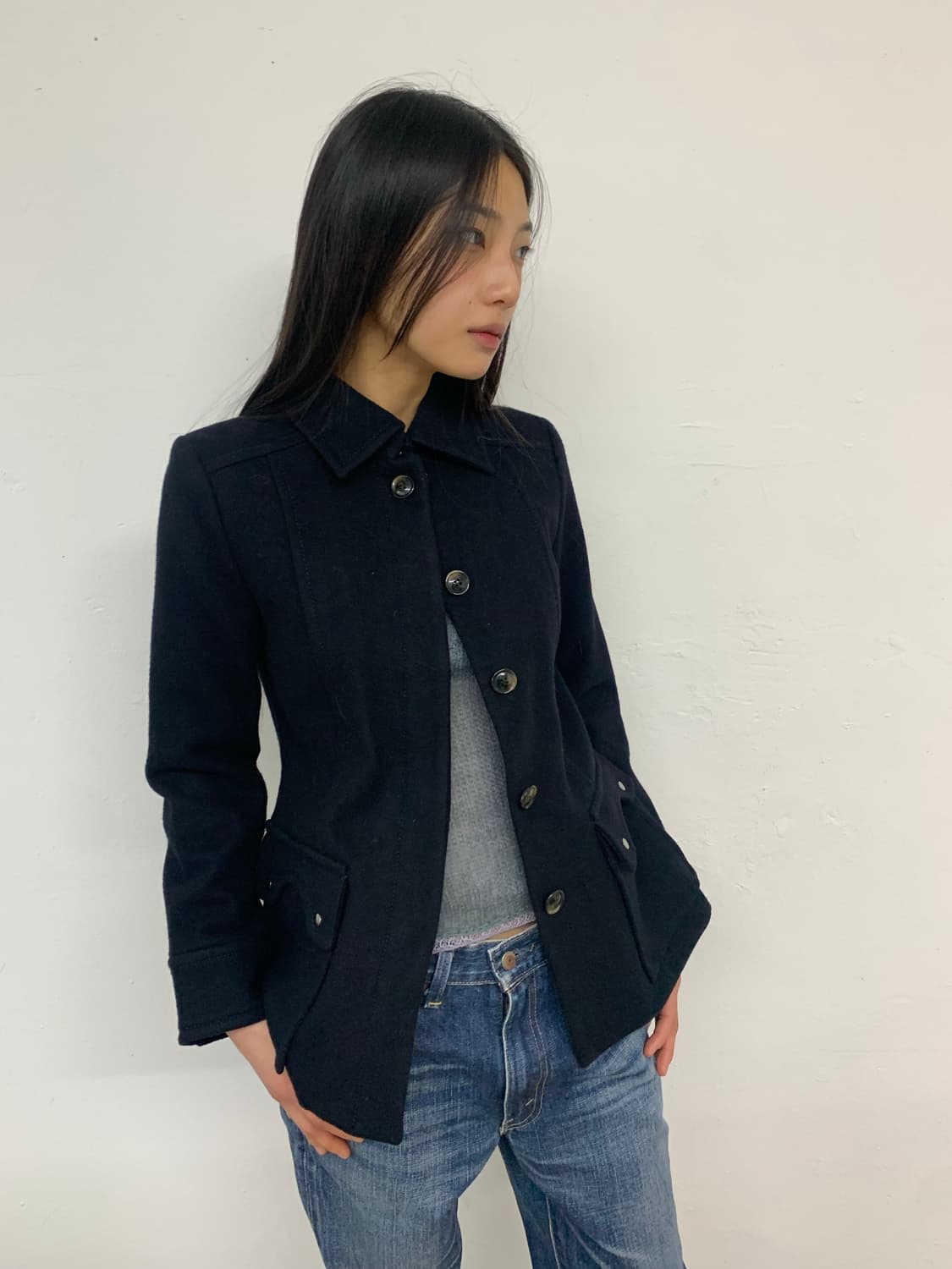 Sharped wool coat 상품이미지2