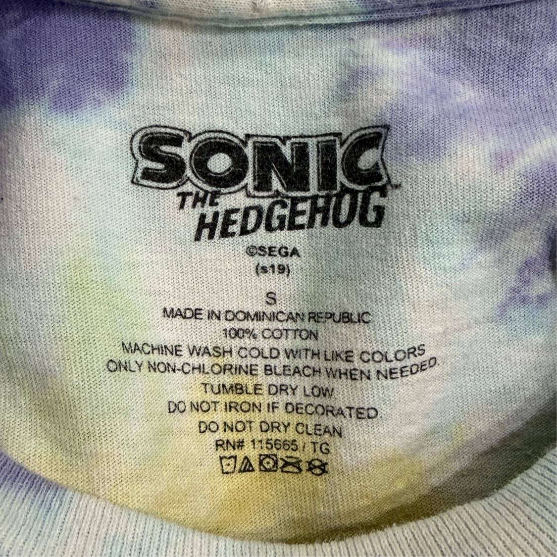 [S] SEGA 소닉 타이다이 반팔티셔츠 상품이미지5