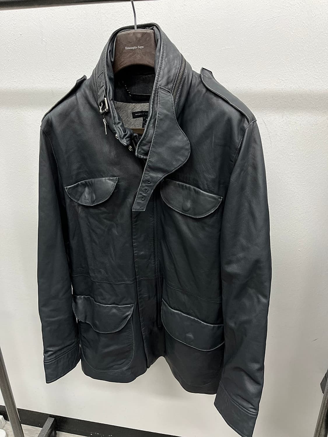 100-105) 마크제이콥스 레더 사파리자켓 상품이미지1