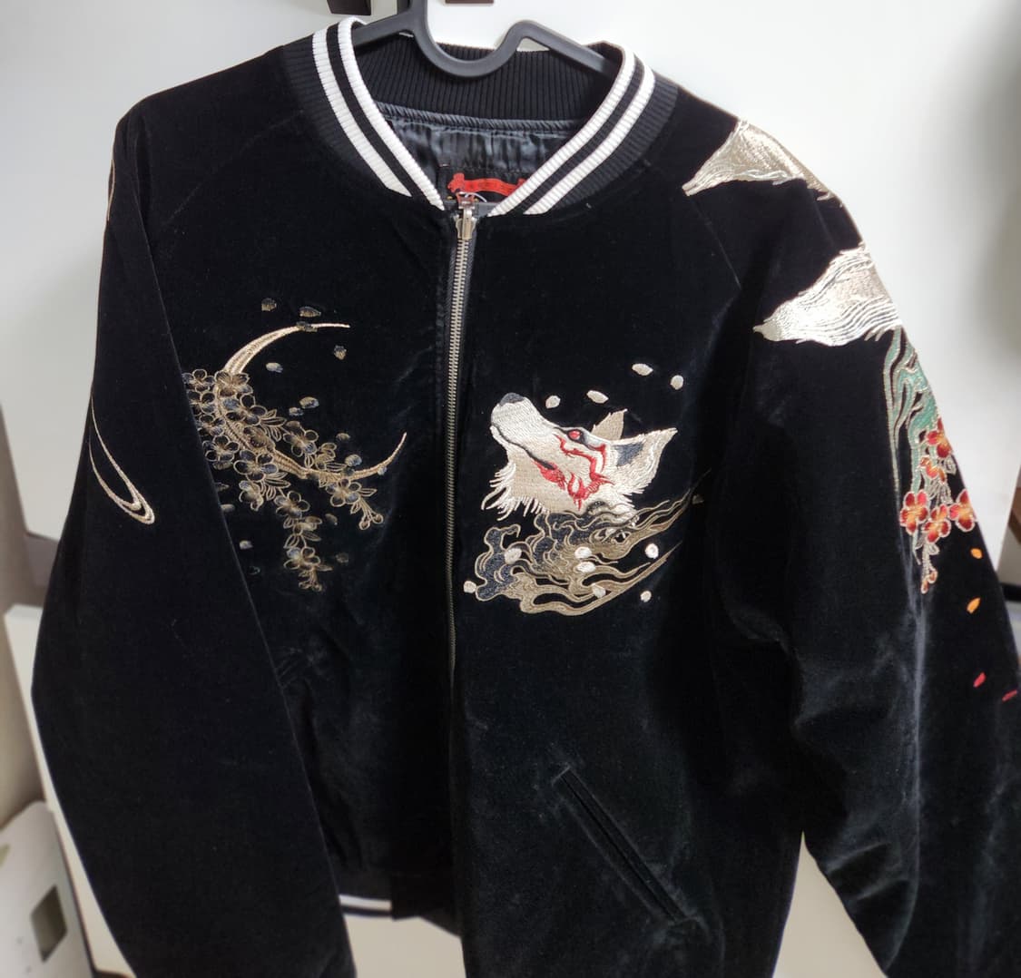 [새상품]오니데님 여우 벨벳 스카쟌 상품이미지1