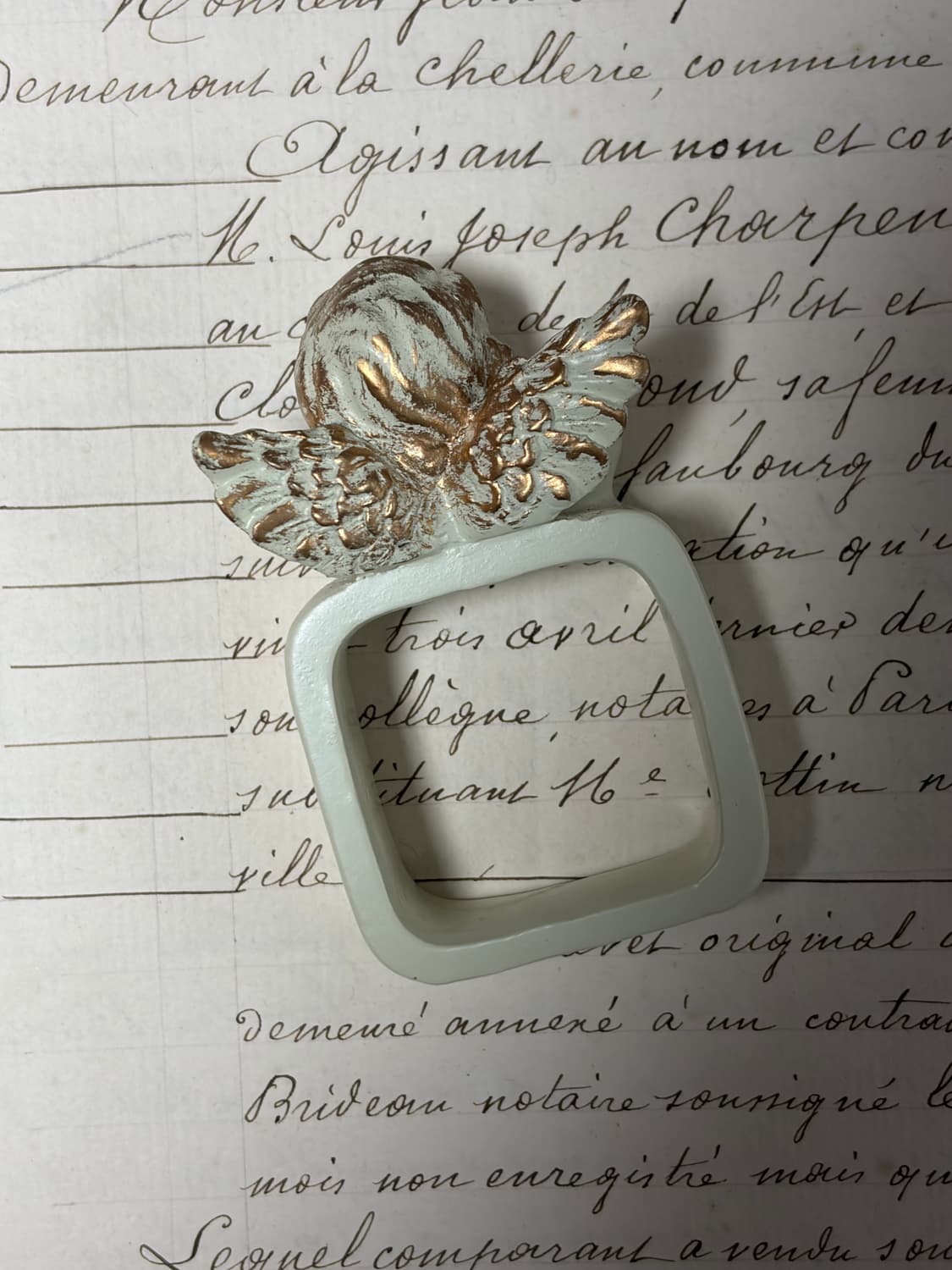 빈티지 천사 냅킨링  상품이미지2