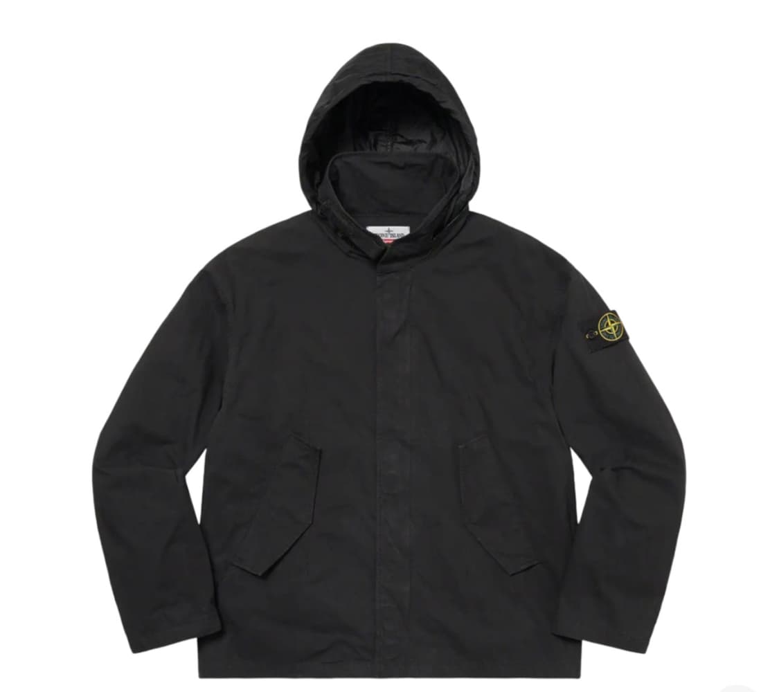 [M]슈프림 스톤아일랜드 코듀라 자켓 블랙 상품이미지1