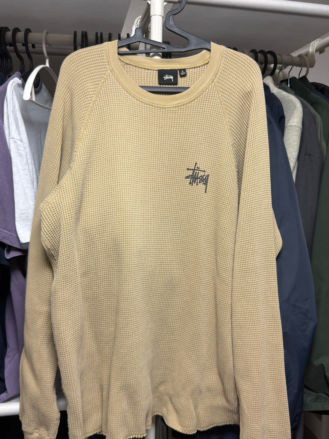 스투시 래글런 써멀 롱슬리브 L 상품이미지2