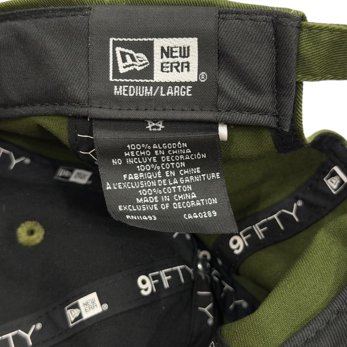 뉴에라 빈티지 레트로 크라운 캠프 심볼 스냅백 모자 카키 그린 상품이미지4