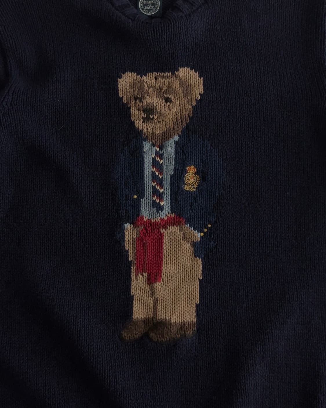 폴로 랄프로렌 50주년 브링 잇 백 베어 니트 L 상품이미지2