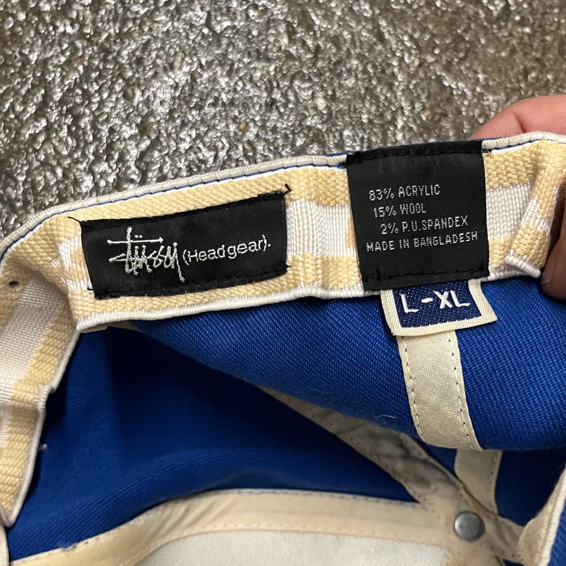 00s 스투시 올드 캡 (L-XL) 상품이미지5