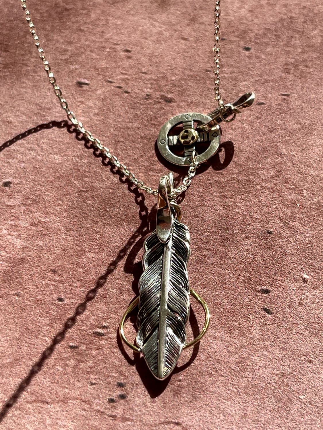 Quiet Wing Necklace 실버 925 팬던트 깃털목걸이  상품이미지1