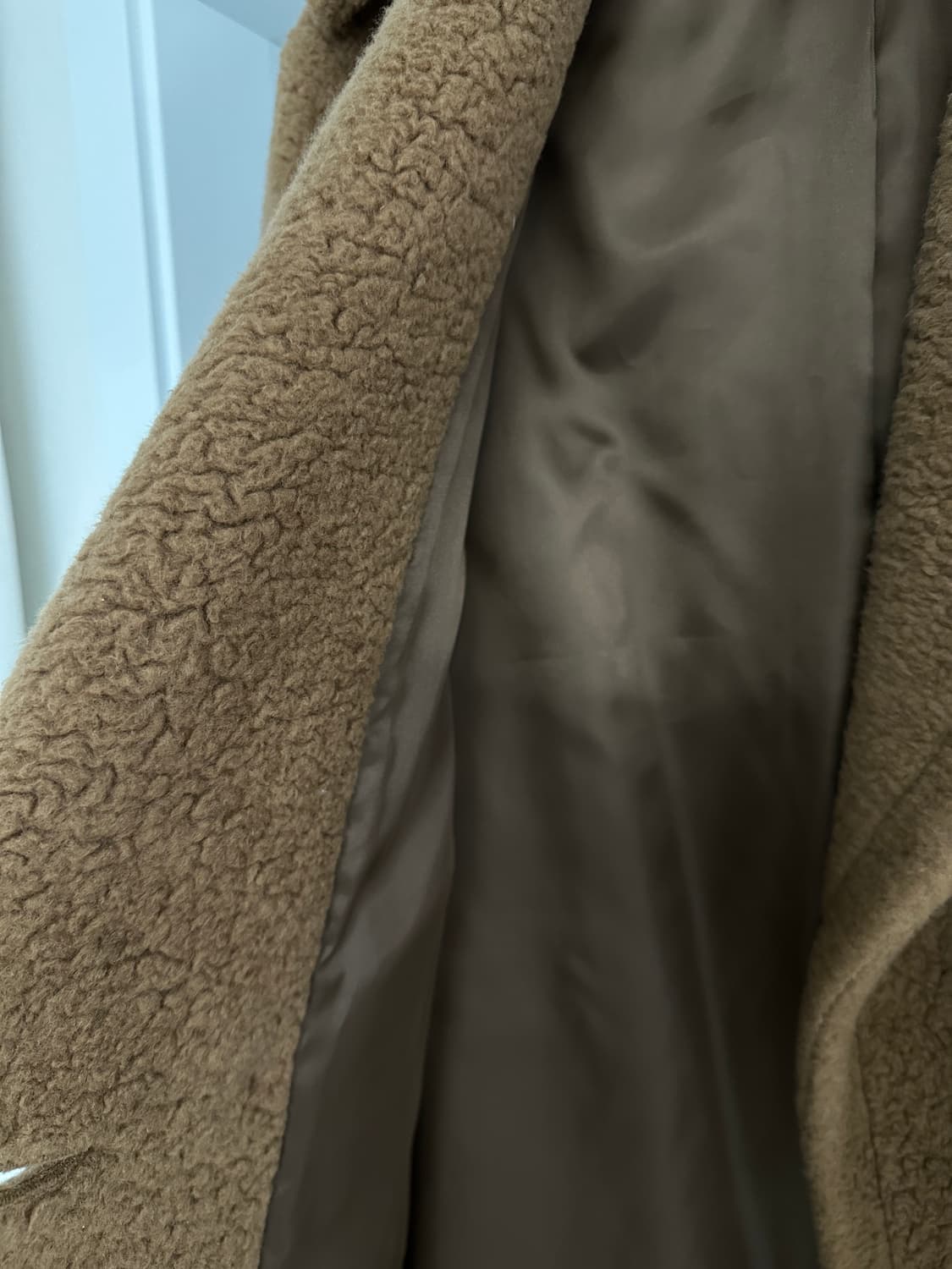 [SJSJ] 여성 이태리 울 테디베어  코트 상품이미지5