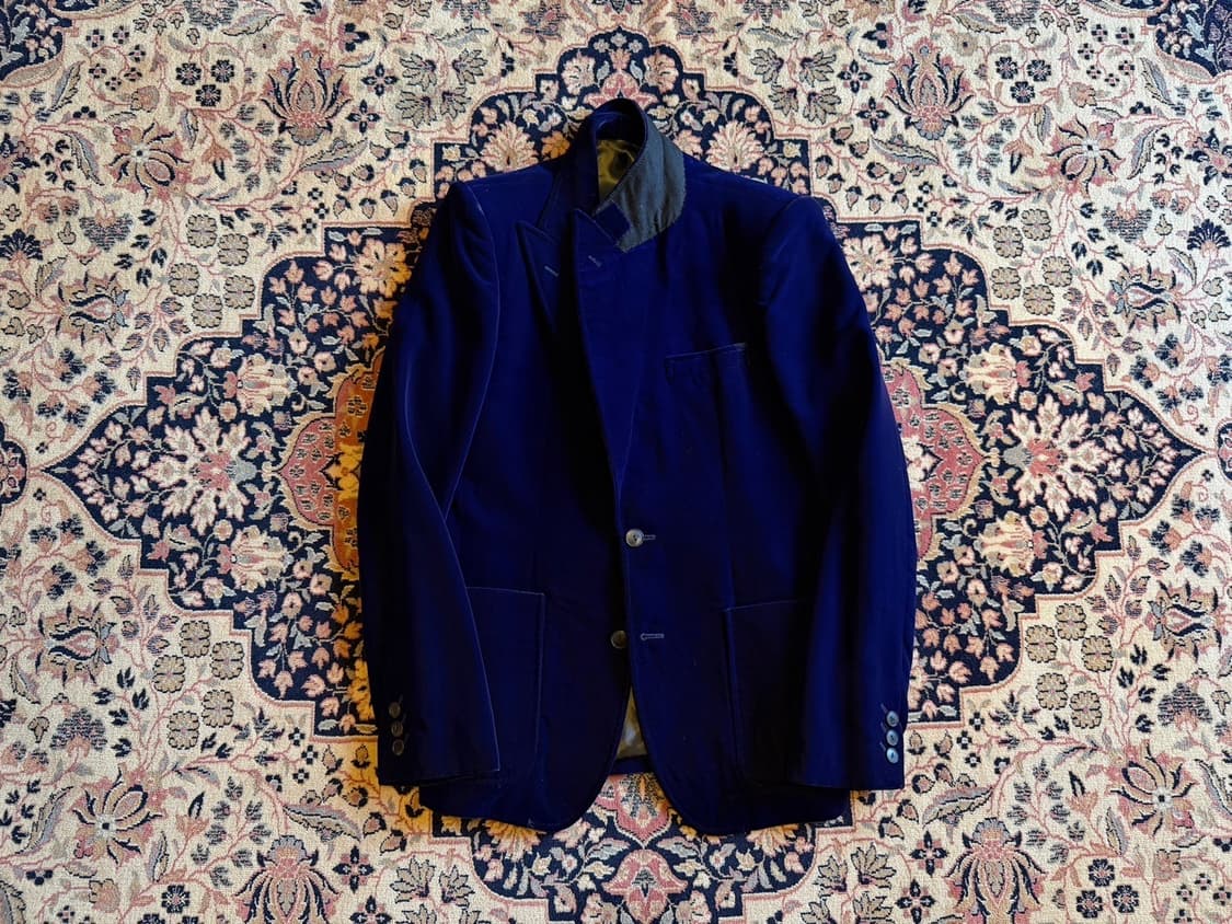 넘버 나인 by Takahiro Miyashita 벨벳 자켓 슬림100 상품이미지3