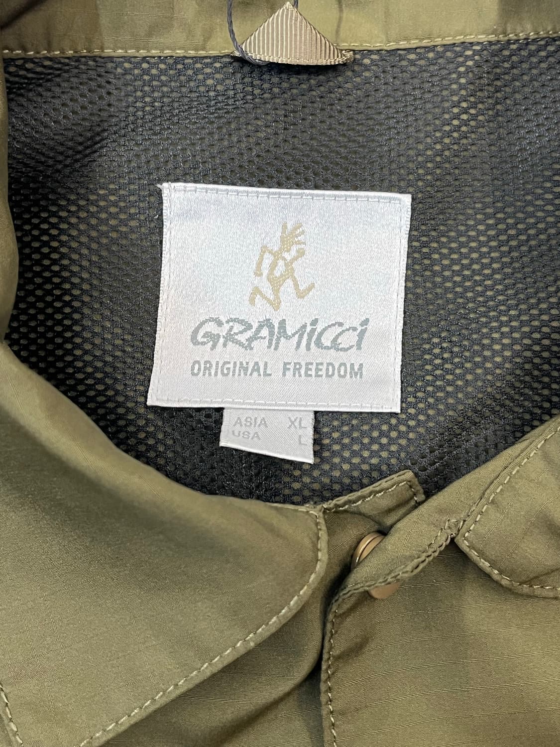 그라미치 라이트 립스톱 유틸리티 셔츠 카키 XL #csz1790 상품이미지3