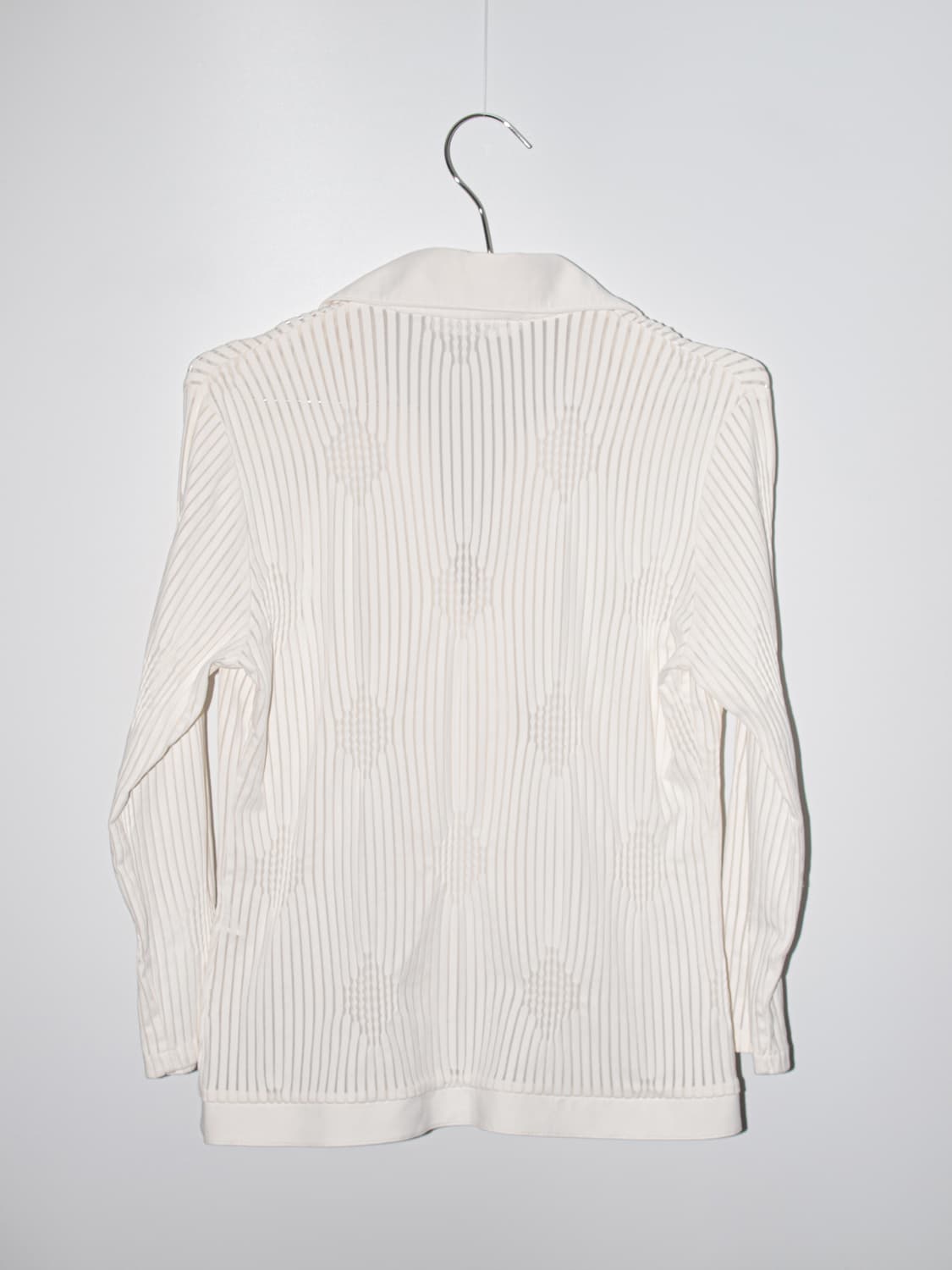 Sheer Stripe Jacquard Shirts 상품이미지2