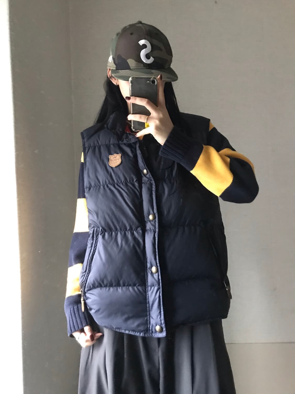 폴로 네이비 패딩 조끼 상품이미지3