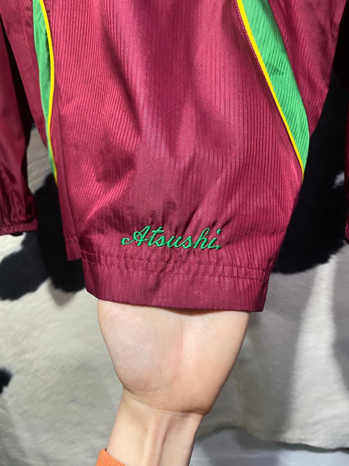 Nike 그린 배색 디테일 웜업 맨투맨 상품이미지6